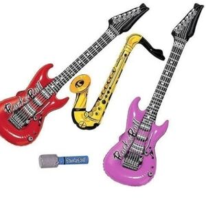 Inflatable Rockstar  Musical  Instruments  4 Piece Set